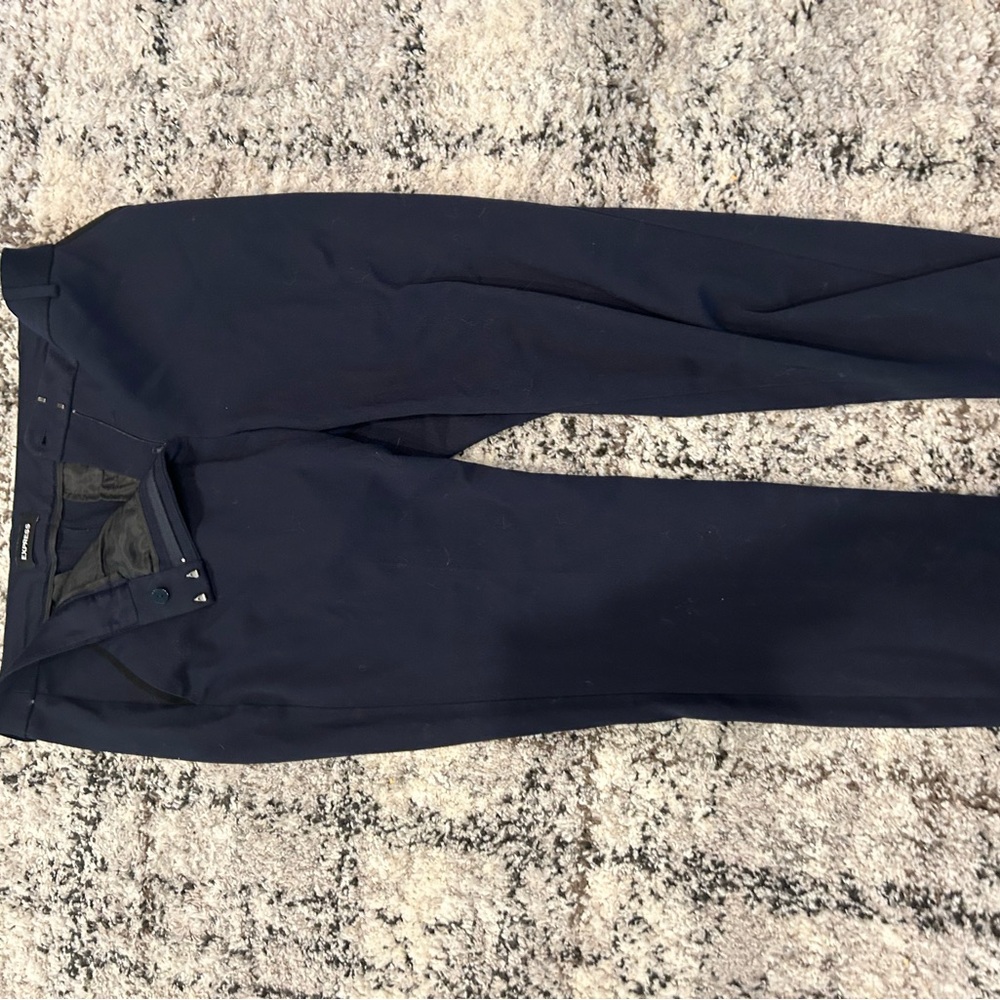 Express Navy Ankle Pants